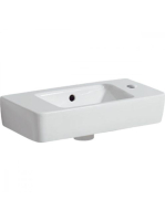Geberit Selnova Compact jobbos kézmosó 50x25 cm túlfolyóval,