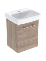 Geberit Selnova Square 1 ajtós mosdószekrény kézmosóval 50x6