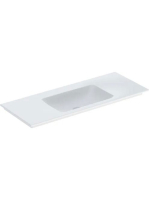 Geberit One beépíthető mosdó 120x48 cm, csaplyuk és túlfolyó