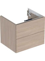 Geberit One alsó szekrény mosdóhoz 2 fiókkal 59,2x47 cm, töl