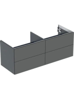 Geberit One alsó szekrény mosdóhoz négy fiókkal 135x47 cm, m