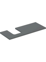 Geberit One mosdópult bal oldali kivágással 120x47 cm, pultr