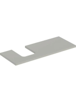 Geberit One mosdópult bal oldali kivágással 120x47 cm, pultr