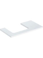 Geberit One mosdópult bal oldali kivágással 90x47 cm, pultra