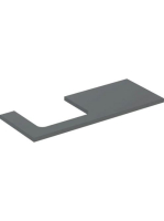 Geberit One mosdópult bal oldali kivágással 120x47 cm, pultr