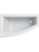 Geberit Selnova Square 170x105 aszimmetrikus fürdőkád lábakk
