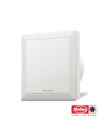Helios M1/120 F Minivent páraérzékelős ventilátor visszacsap