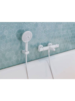 Hansgrohe Ecostat Comfort matt fehér termosztátos kádcsaptel