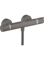 Hansgrohe Ecostat Comfort szálcsiszolt fekete/króm termosztá