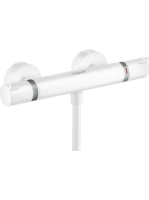 Hansgrohe Ecostat Comfort matt fehér termosztátos zuhanycsap