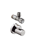 Hansgrohe króm sarokszelep takaróval 13954000 - Fürdőszoba -