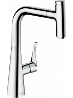 Hansgrohe Metris Select króm konyhai csaptelep 240, kihúzhat