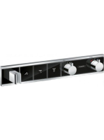 Hansgrohe RainSelect fekete/króm zuhanycsaptelep 3 fogyasztó