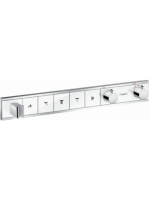 Hansgrohe RainSelect termosztátos zuhanycsaptelep, 5 fogyasz