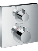 Hansgrohe Ecostat Square falsík alatti termosztátos csaptele