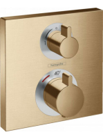 Hansgrohe Ecostat Square szálcsiszolt bronz falsík alatti te