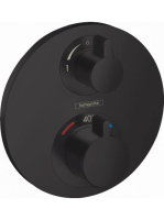 Hansgrohe Ecostat S matt fekete falsík alatti termosztátos c