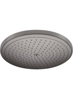 Hansgrohe Croma 280 1jet szálcsiszolt fekete/króm fejzuhany,