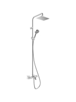 Hansgrohe Vernis Shape Zuhanyrendszer 230, 1 jet, kád termos