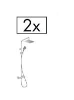 Hansgrohe Vernis Shape Zuhanyrendszer 230, 1 jet, zuhanyterm