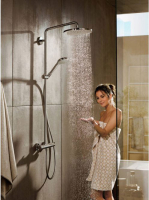 Hansgrohe Croma 280 1jet króm termosztátos zuhanyrendszer, E
