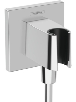Hansgrohe FixFit Porter E zuhanytartó fali csatlakozóval, kr