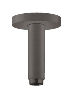 Hansgrohe szálcsiszolt fekete/króm mennyezeti csatlakozó S 1