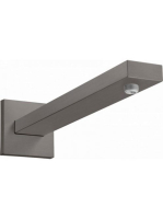 Hansgrohe Square szálcsiszolt fekete/króm zuhanykar 389 mm 2