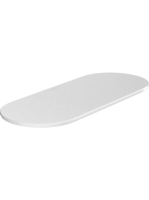 Hansgrohe WallStoris Fedlap matt fehér 27925700 - Fürdőszoba