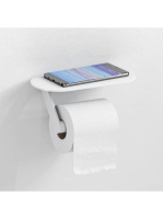 Hansgrohe WallStoris WC papír tartó, polccal matt fehér 2792