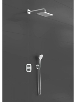 Hansgrohe Croma E Zuhanyrendszer 280, 1 jet, Ecostat E króm