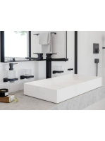 Hansgrohe Metropol 260 mosdócsaptelep matt fekete, push-open