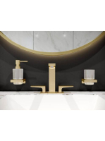 Hansgrohe Metropol 160 3-lyukú mosdócsaptelep szálcsiszolt b