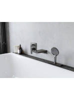 Hansgrohe Metropol szálcsiszolt fekete/króm falsík alatti ká