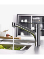 Hansgrohe Talis S mosogató csaptelep kihúzható zuhanyfejjel,