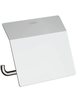 Hansgrohe AddStoris WC papír tartó fedlappal króm 41753000 -