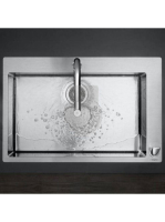 Hansgrohe C71-F660-08 mosogatótálca és csaptelep kombináció