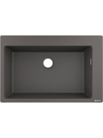 Hansgrohe S51 S510-F660 Beépített SilicaTec mosogató kőszürk