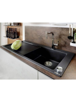 HansgroheS51 S514-F450 Beépített SilicaTec mosogató csepegte