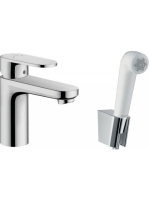 Hansgrohe Vernis Blend egykaros mosdócsaptelep 100, bidé kéz