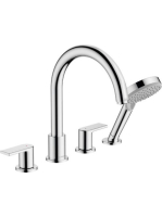 Hansgrohe Vernis Shape 4 lyukú peremre szerelhető kádcsaptel