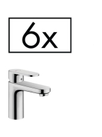 Hansgrohe Vernis Blend egykaros mosdócsaptelep 100, automata