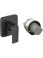 Hansgrohe Vernis Shape rejtett zuhany csaptelep, matt fekete