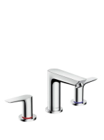 Hansgrohe Talis E króm 3-lyukú mosdócsaptelep automata lefol