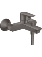 Hansgrohe Talis E szálcsiszolt fekete/króm falsíkon kívüli k