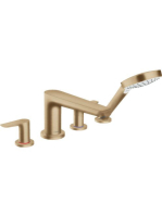 Hansgrohe Talis E 4-lyukú szálcsiszolt bronz kádcsaptelep 71