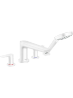Hansgrohe Talis E 4-lyukú matt fehér kádcsaptelep 71748700 -