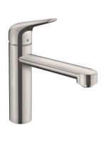 Hansgrohe Focus M42 rozsdamentes acél hatású konyhai csaptel