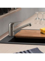 Hansgrohe Focus M42 rozsdamentes acél hatású konyhai csaptel
