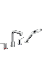Hansgrohe Talis S 4-lyukú kádcsaptelep biztonsági kombináció